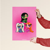 Y2K Powerpuff x Juicy Couture Style Poster